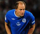 Woody Harrelson à l\'occasion du 2010 Soccer Aids Match, au stade d\'Old Trafford, à Manchester, le 6 juin 2010.