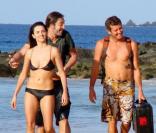 Javier Bardem et la divine Penélope Cruz accompagnés de leurs amis au Brésil. 
