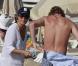 Simon Baker, sa femme Rebecca Rigg, leur fille Stella Breeze et leurs fils Claude Blue et Harry Friday