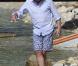 Simon Baker, sa femme Rebecca Rigg, leur fille Stella Breeze et leurs fils Claude Blue et Harry Friday
