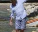 Simon Baker, sa femme Rebecca Rigg, leur fille Stella Breeze et leurs fils Claude Blue et Harry Friday