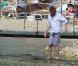 Simon Baker, sa femme Rebecca Rigg, leur fille Stella Breeze et leurs fils Claude Blue et Harry Friday