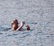 Simon Baker, sa femme Rebecca Rigg, leur fille Stella Breeze et leurs fils Claude Blue et Harry Friday