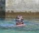 Simon Baker, sa femme Rebecca Rigg, leur fille Stella Breeze et leurs fils Claude Blue et Harry Friday