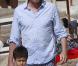 Simon Baker, sa femme Rebecca Rigg, leur fille Stella Breeze et leurs fils Claude Blue et Harry Friday