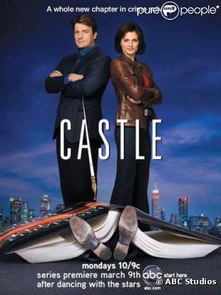 Castle avec Nathan Fillon et Stana Katic