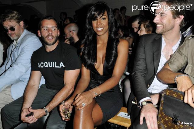 Kelly Rowland lors du défilé Jean-Paul Gaultier à Paris, le 24 juin 2010