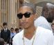 Pharrell Williams lors du défilé Louis Vuitton à Paris, le 24 juin 2010
