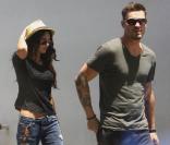 Megan Fox et Brian Austin Green, à Los Angeles, en juillet 2009.