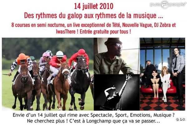 L'hippodrome de Longchamp a préparé son 14 juillet en fanfare : huit courses, des animations, des concerts avec Tété, Nouvvel Vague et DJ Zebra...
