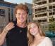 David Hasselhoff et sa fille Taylor à l'aéroport de Vienne en Autriche le 3 juillet 2010  