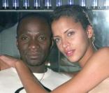 Claude Makelele et Noémie Lenoir en 2007<br />