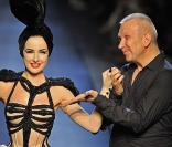 Dita Von Teese au défilé Jean-Paul Gaultier le 7/07/10