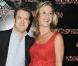 Laurence Ferrari, radieuse enceinte et son époux Renaud Capuçon à la première de Inception à Paris le 10 juillet 2010