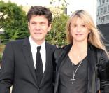 Marc et Sarah Lavoine le 15 juin 2010 lors de l'anniversaire de Johnny Hallyday