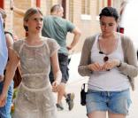 Clémence Poésy sur le tournage de Gossip Girl, le 12 juillet 2010 à New York