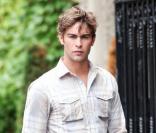 Chace Crawford sur le tournage de Gossip Girl à New York, le 14 juillet 2010