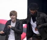Usher et Justin Bieber