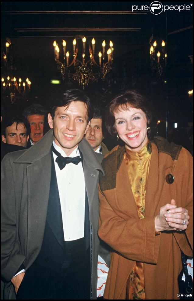 Bernard Giraudeau et Anny Duperey pendant leur 18 ans de vie commune, de vie de théatre, de vie de cinéma...