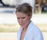Kristen Bell sur un shooting pour une campagne qui lutte contre le cancer en juillet 2010 à Los Angeles