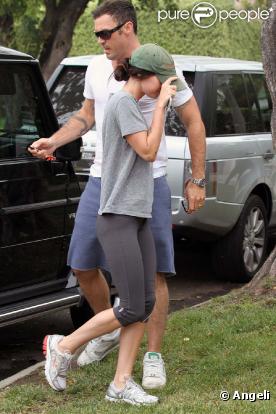 Megan Fox et Brian Austin Green se rendent chez leur coach, à Beverly Hills, le 27 juillet 2010