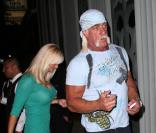 Hulk Hogan et sa nouvelle compagne, le 27/03/08