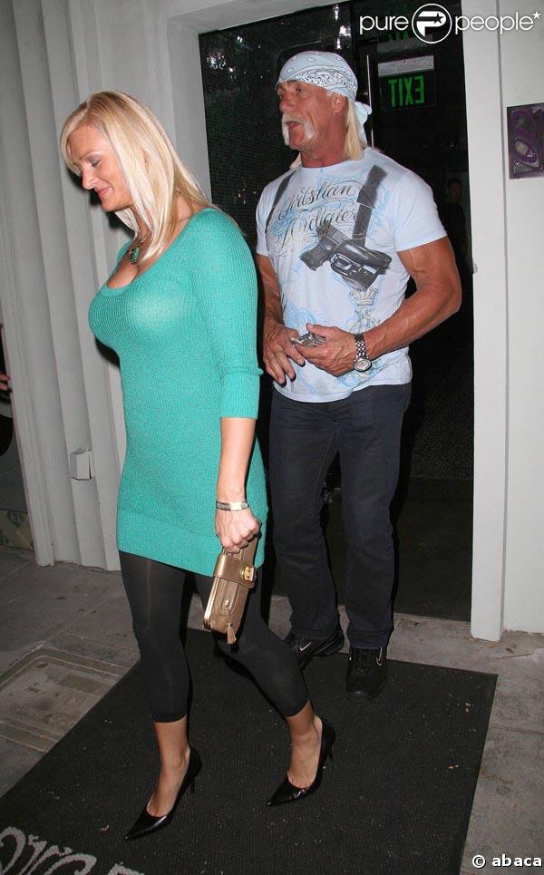 Hulk Hogan et sa nouvelle compagne, le 27/03/08