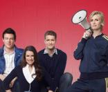 Jane Lynch et l'équipe de  Glee  