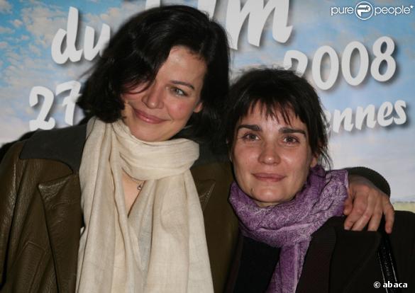 Marianne Denicourt et Christine Citti, membres du jury du Festival du film à Valenciennes le 28/03/08