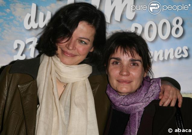 Marianne Denicourt et Christine Citti, membres du jury du Festival du film à Valenciennes le 28/03/08