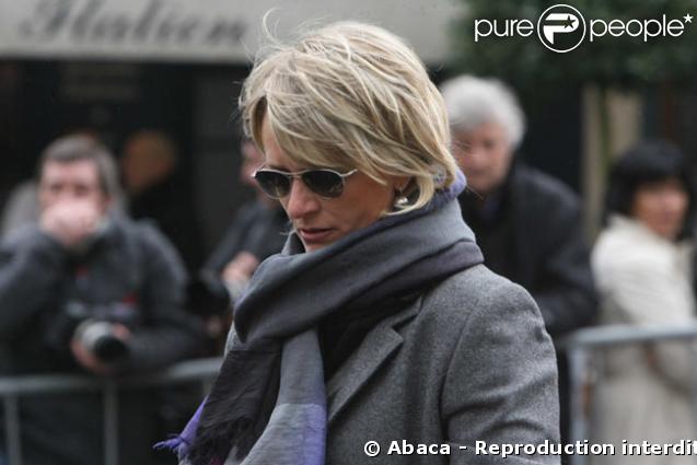 Sophie Davant, manifestement très marquée par cette perte