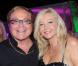 Orlando et Monica Baccardi lors de l'anniversaire de Monica Baccardi et Massimo Gargia au Stefano à Saint-Tropez le 24 août 2010