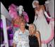 Massimo Gargia et Monica Baccardi lors de leur anniversaire au Stefano à Saint-Tropez le 24 août 2010