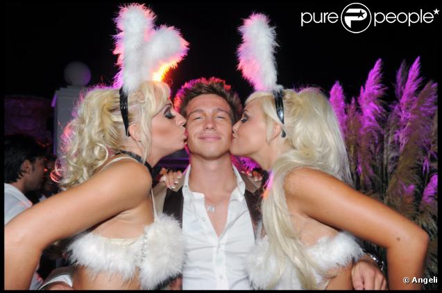  Mickaël Vendetta lors de l'anniversaire de Monica Baccardi et Massimo Gargia au Stefano à Saint-Tropez le 24 août 2010 
