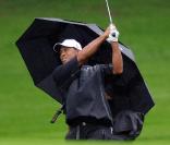 Tiger Woods au Barclays, fin août 2010. Le premier tournoi depuis la finalisation de son divorce...