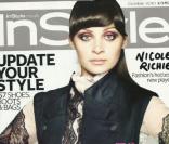 Nicole Richie en couverture du magazine InStyle du mois d'octobre 2010