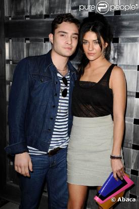 Les amoureux Jessica Szohr et Ed Westwick