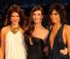 La sublime Paz Vega, entourée de Monica Barladeanu et Valeria Solarino, à l'occasion de la présentation de  Gli Angeli Del Male , lors de la 67e Mostra de Venise, le 6 septembre 2010.