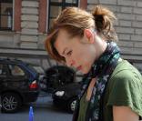 Milla Jovovich en balade en famille à Munich