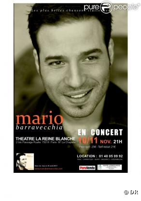 Mario Barravecchia en concert à le Reine Blanche les 10 et 11 novembre 2010. 