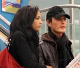 Vincent Cerutti et sa chérie Chloé Mortaud lors de l'élection Miss france 2010 !
