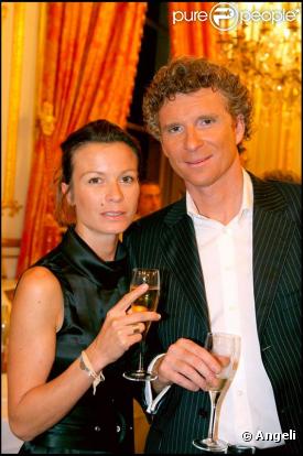 Denis Brogniart et son épouse Hortense