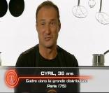 Cyril dans MasterChef