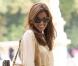 Eva Mendes se promène au Musée Rodin et dans les Jardins du Luxembourg, à Paris, le 9 septembre 2010.