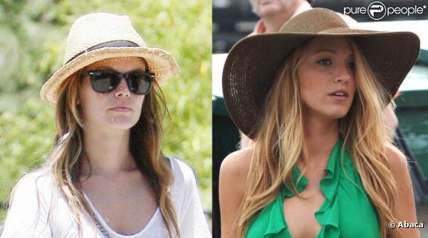 Borsalino vs Capeline... A vous de choisir ! Alors plutôt Rachel Bilson ou Blake Lively ?