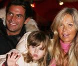 Filip Nikolic, Valérie Bourdin et leur fille Sasha
