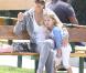 Brooke Burke au parc avec ses deux plus petits enfants, Heaven et Shaya. 17/09/210