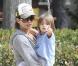 Brooke Burke au parc avec ses deux plus petits enfants, Heaven et Shaya. 17/09/210