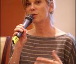 Michèle Laroque lors de la conférence de presse de l'association Faire Face au Park Hyatt à Paris le 20 septembre 2010.