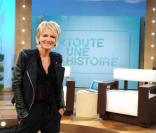 Sophie Davant aux commandes de Toute une histoire, sur France 2. Enregistrement de l'émission, le 21/09/2010